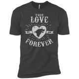 T-Shirts Heavy Metal / YXS True Love Forever Wolf Boys Premium T-Shirt