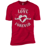 T-Shirts Red / YXS True Love Forever Wolf Boys Premium T-Shirt