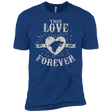 T-Shirts Royal / YXS True Love Forever Wolf Boys Premium T-Shirt