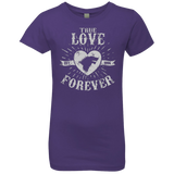 T-Shirts Purple Rush / YXS True Love Forever Wolf Girls Premium T-Shirt