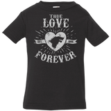 T-Shirts Black / 6 Months True Love Forever Wolf Infant Premium T-Shirt