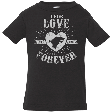 T-Shirts Black / 6 Months True Love Forever Wolf Infant Premium T-Shirt