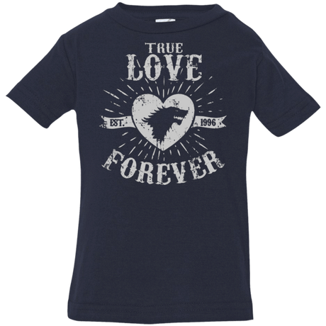 T-Shirts Navy / 6 Months True Love Forever Wolf Infant Premium T-Shirt