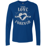 T-Shirts Royal / Small True Love Forever Wolf Men's Premium Long Sleeve