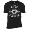 T-Shirts Black / X-Small True Love Forever Wolf Men's Premium T-Shirt