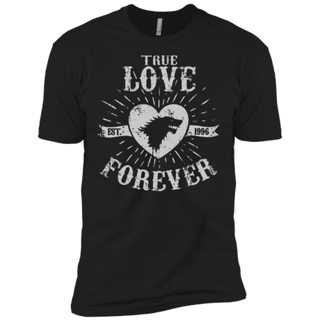 T-Shirts Black / X-Small True Love Forever Wolf Men's Premium T-Shirt