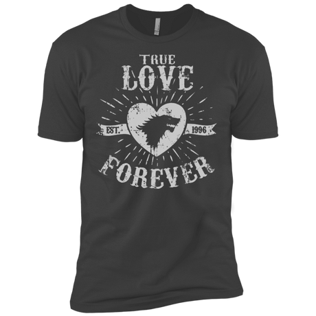 T-Shirts Heavy Metal / X-Small True Love Forever Wolf Men's Premium T-Shirt