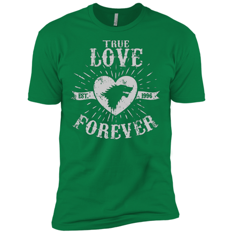 T-Shirts Kelly Green / X-Small True Love Forever Wolf Men's Premium T-Shirt