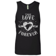 T-Shirts Black / Small True Love Forever Wolf Men's Premium Tank Top