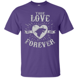 T-Shirts Purple / Small True Love Forever Wolf T-Shirt
