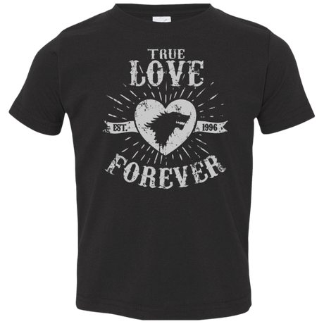 T-Shirts Black / 2T True Love Forever Wolf Toddler Premium T-Shirt