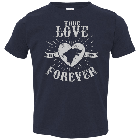 T-Shirts Navy / 2T True Love Forever Wolf Toddler Premium T-Shirt
