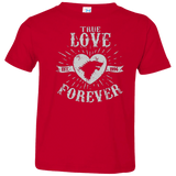 T-Shirts Red / 2T True Love Forever Wolf Toddler Premium T-Shirt