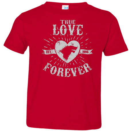 T-Shirts Red / 2T True Love Forever Wolf Toddler Premium T-Shirt