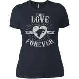 T-Shirts Indigo / X-Small True Love Forever Wolf Women's Premium T-Shirt