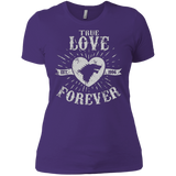 T-Shirts Purple / X-Small True Love Forever Wolf Women's Premium T-Shirt