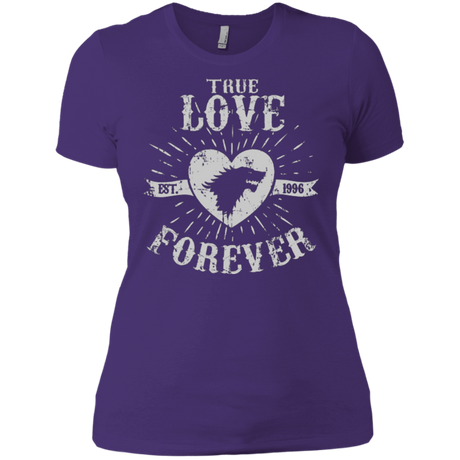 T-Shirts Purple / X-Small True Love Forever Wolf Women's Premium T-Shirt