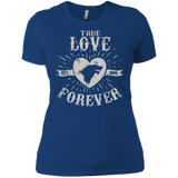 T-Shirts Royal / X-Small True Love Forever Wolf Women's Premium T-Shirt