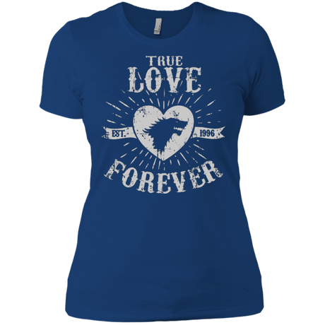 T-Shirts Royal / X-Small True Love Forever Wolf Women's Premium T-Shirt