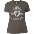 T-Shirts Warm Grey / X-Small True Love Forever Wolf Women's Premium T-Shirt