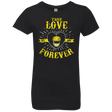 T-Shirts Black / YXS True Love Forever Yellow Girls Premium T-Shirt