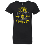 T-Shirts Black / YXS True Love Forever Yellow Girls Premium T-Shirt