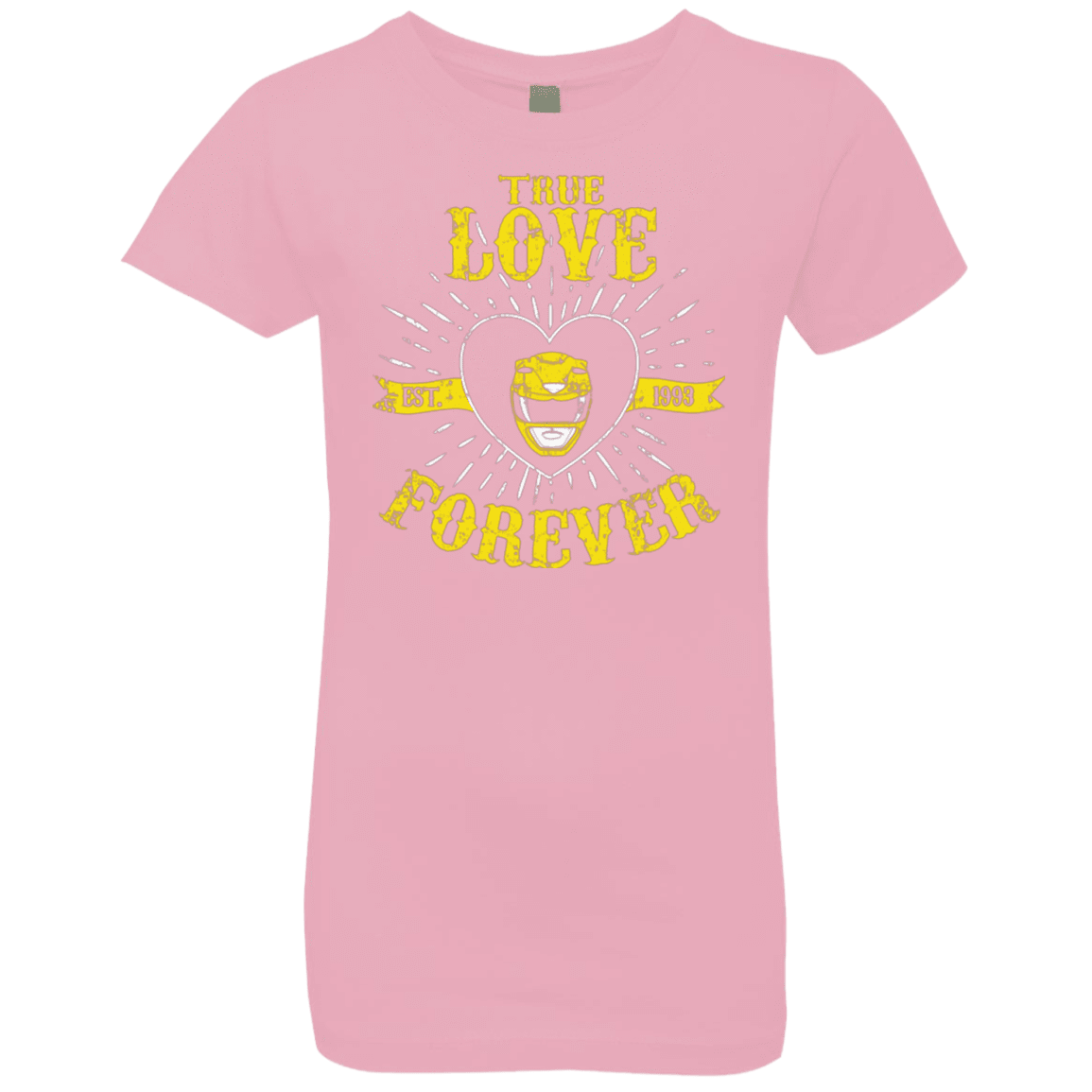 T-Shirts Light Pink / YXS True Love Forever Yellow Girls Premium T-Shirt