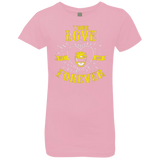 T-Shirts Light Pink / YXS True Love Forever Yellow Girls Premium T-Shirt