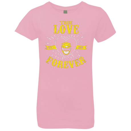 T-Shirts Light Pink / YXS True Love Forever Yellow Girls Premium T-Shirt