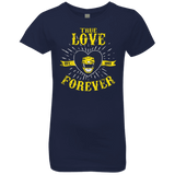 T-Shirts Midnight Navy / YXS True Love Forever Yellow Girls Premium T-Shirt