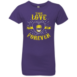 T-Shirts Purple Rush / YXS True Love Forever Yellow Girls Premium T-Shirt
