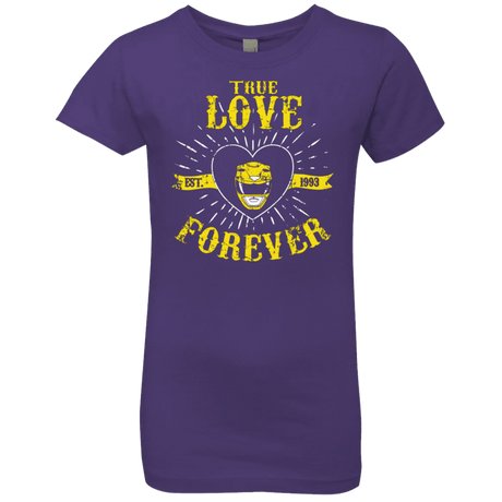 T-Shirts Purple Rush / YXS True Love Forever Yellow Girls Premium T-Shirt