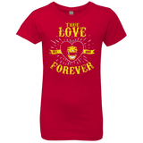 T-Shirts Red / YXS True Love Forever Yellow Girls Premium T-Shirt