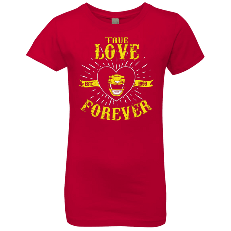 T-Shirts Red / YXS True Love Forever Yellow Girls Premium T-Shirt