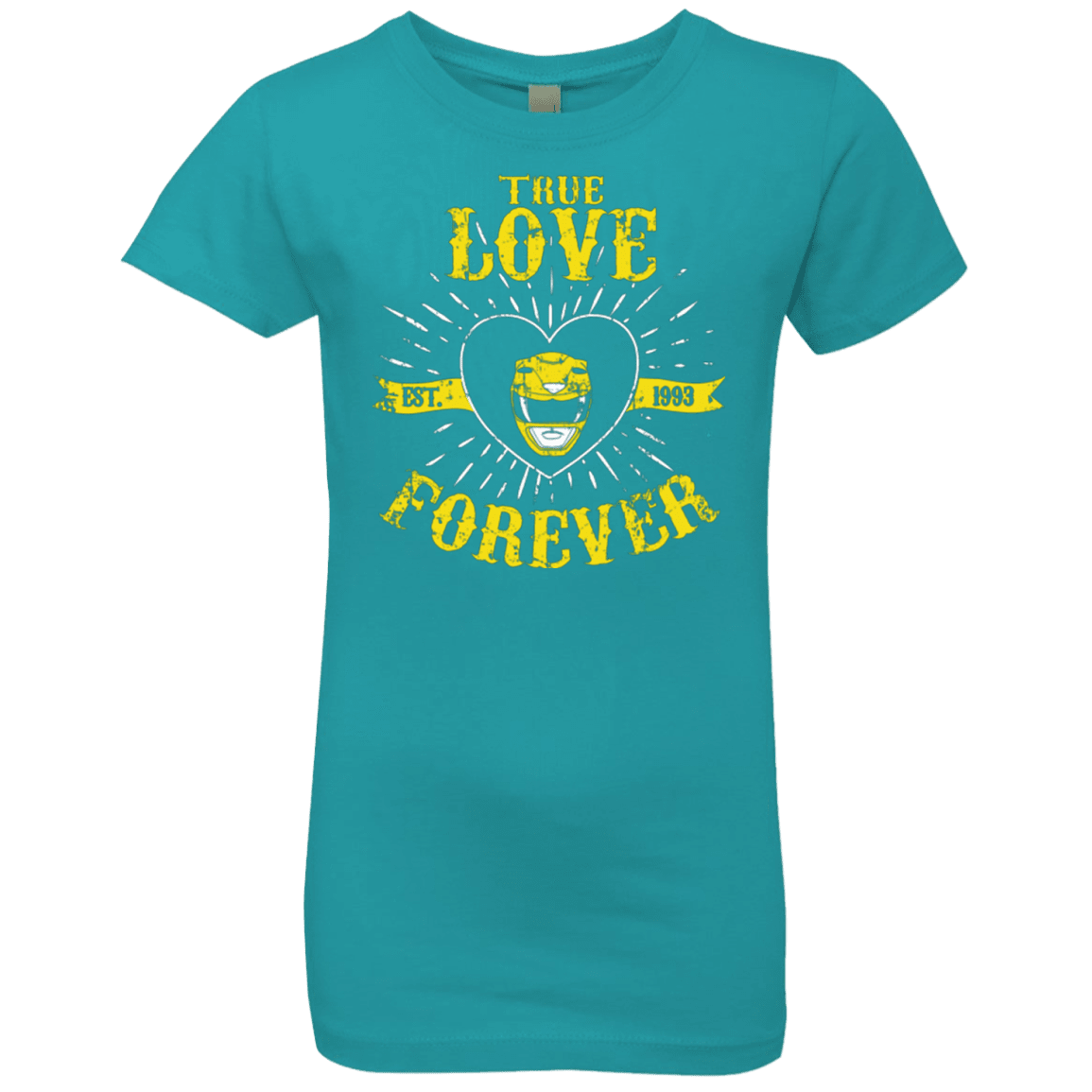 T-Shirts Tahiti Blue / YXS True Love Forever Yellow Girls Premium T-Shirt