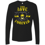 T-Shirts Black / Small True Love Forever Yellow Men's Premium Long Sleeve
