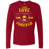 T-Shirts Cardinal / Small True Love Forever Yellow Men's Premium Long Sleeve