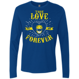 T-Shirts Royal / Small True Love Forever Yellow Men's Premium Long Sleeve