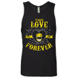 T-Shirts Black / Small True Love Forever Yellow Men's Premium Tank Top