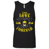 T-Shirts Black / Small True Love Forever Yellow Men's Premium Tank Top