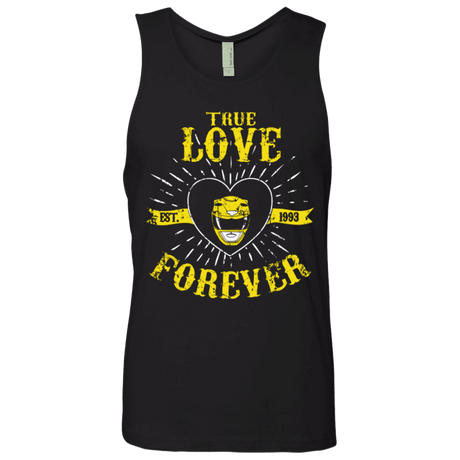 T-Shirts Black / Small True Love Forever Yellow Men's Premium Tank Top
