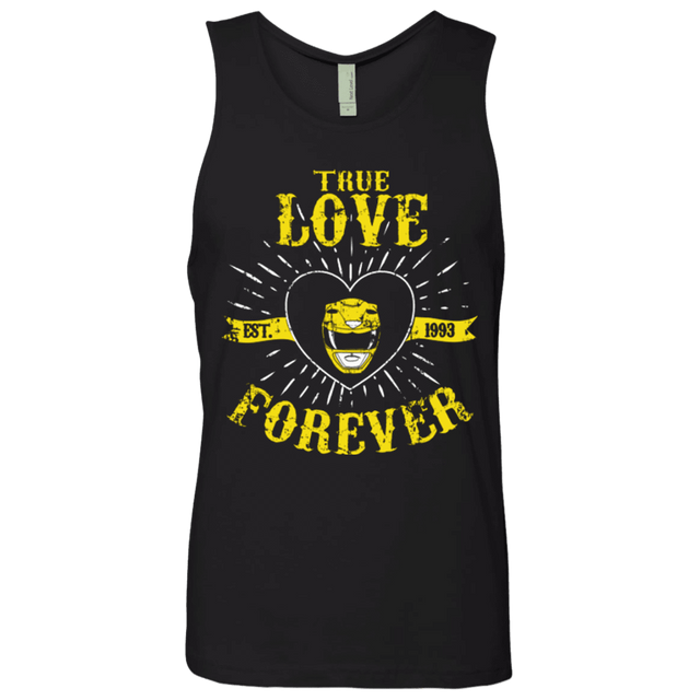 T-Shirts Black / Small True Love Forever Yellow Men's Premium Tank Top