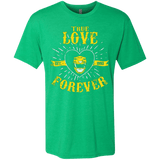 T-Shirts Envy / Small True Love Forever Yellow Men's Triblend T-Shirt