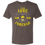 T-Shirts Macchiato / Small True Love Forever Yellow Men's Triblend T-Shirt