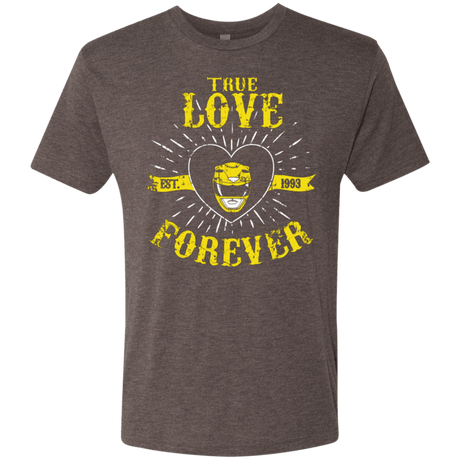 T-Shirts Macchiato / Small True Love Forever Yellow Men's Triblend T-Shirt