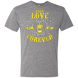 T-Shirts Premium Heather / Small True Love Forever Yellow Men's Triblend T-Shirt