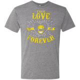 T-Shirts Premium Heather / Small True Love Forever Yellow Men's Triblend T-Shirt
