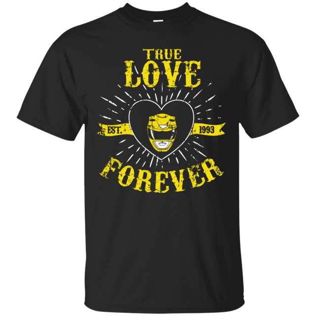 T-Shirts Black / Small True Love Forever Yellow T-Shirt