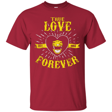 T-Shirts Cardinal / Small True Love Forever Yellow T-Shirt