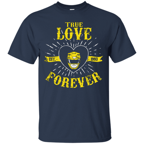 T-Shirts Navy / Small True Love Forever Yellow T-Shirt